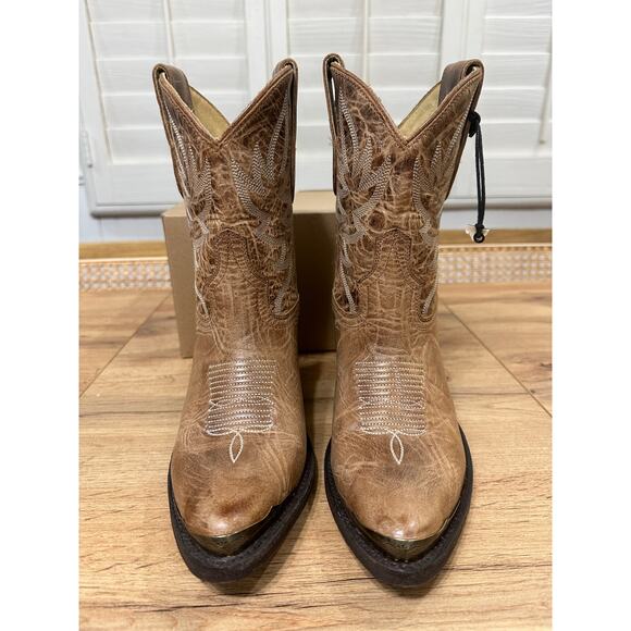 Idyllwind Wheels Dublin Taupe Leather Western Booties Size 8 NWOB - Picture 5 of 15